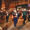 A combination of bands from local high schools marched in Coeburn’s Christmas parade Friday night.  R.J. ROSE PHOTO