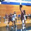 Central’s Bayleigh Allison puts it up in the paint. PHOTO BY KELLEY PEARSON