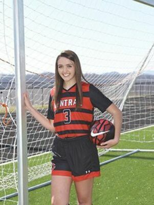 Central Lady Warrior soccer senior Kaylee Strouth. SUBMITTED PHOTO