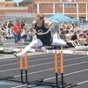 Maddox Reynolds was victorious in the 110- and 300-meter hurdles. PHOTO BY KELLEY PEARSON