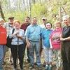 This group of folks from the Pound community checked out the planned rails-to-trails project.  POUND TOURISM COMMITTEE PHOTO