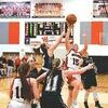 Hannah McAmis of Central goes for a shot at the buzzer Friday night. PHOTO BY RICHARD MEADE